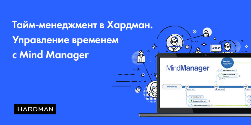 Тайм-менеджмент в Хардман. Управление временем с Mind Manager